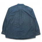 Dickies デニム ボタンダウンシャツ 3XL ダークインディゴ ブルー  ビッグサイズ ニカラグア製