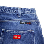 DICKIES FR バギー ワイド デニムパンツ 難燃性 ペインターパンツ 40 ブルー コットン FR Flame Resistant メキシコ製