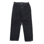 Levi's 90s 550 Baggy Tapered Black Denim Pants L Cotton Relaxed Fit 550-0260 Made in Mexico