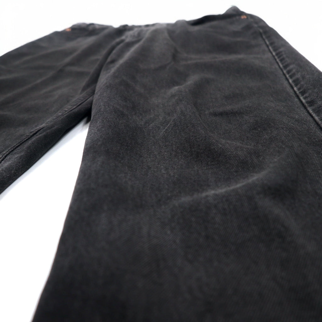 Levi's 90s 550 Baggy Tapered Black Denim Pants L Cotton Relaxed Fit 550-0260 Made in Mexico