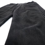 Levi's 90s 550 Baggy Tapered Black Denim Pants L Cotton Relaxed Fit 550-0260 Made in Mexico