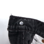 Levi's 90s 550 Baggy Tapered Black Denim Pants L Cotton Relaxed Fit 550-0260 Made in Mexico