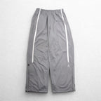 JORDAN BRAND (NIKE) Sideline Wide Track Pants Jersey 2XL Gray Polyester 404314-075