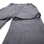 Blackweirdos Bondage Slacks Pants XL Gray Deformed Bondage pants Made in Japan