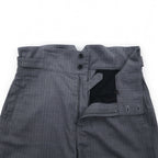 Blackweirdos Bondage Slacks Pants XL Gray Deformed Bondage pants Made in Japan