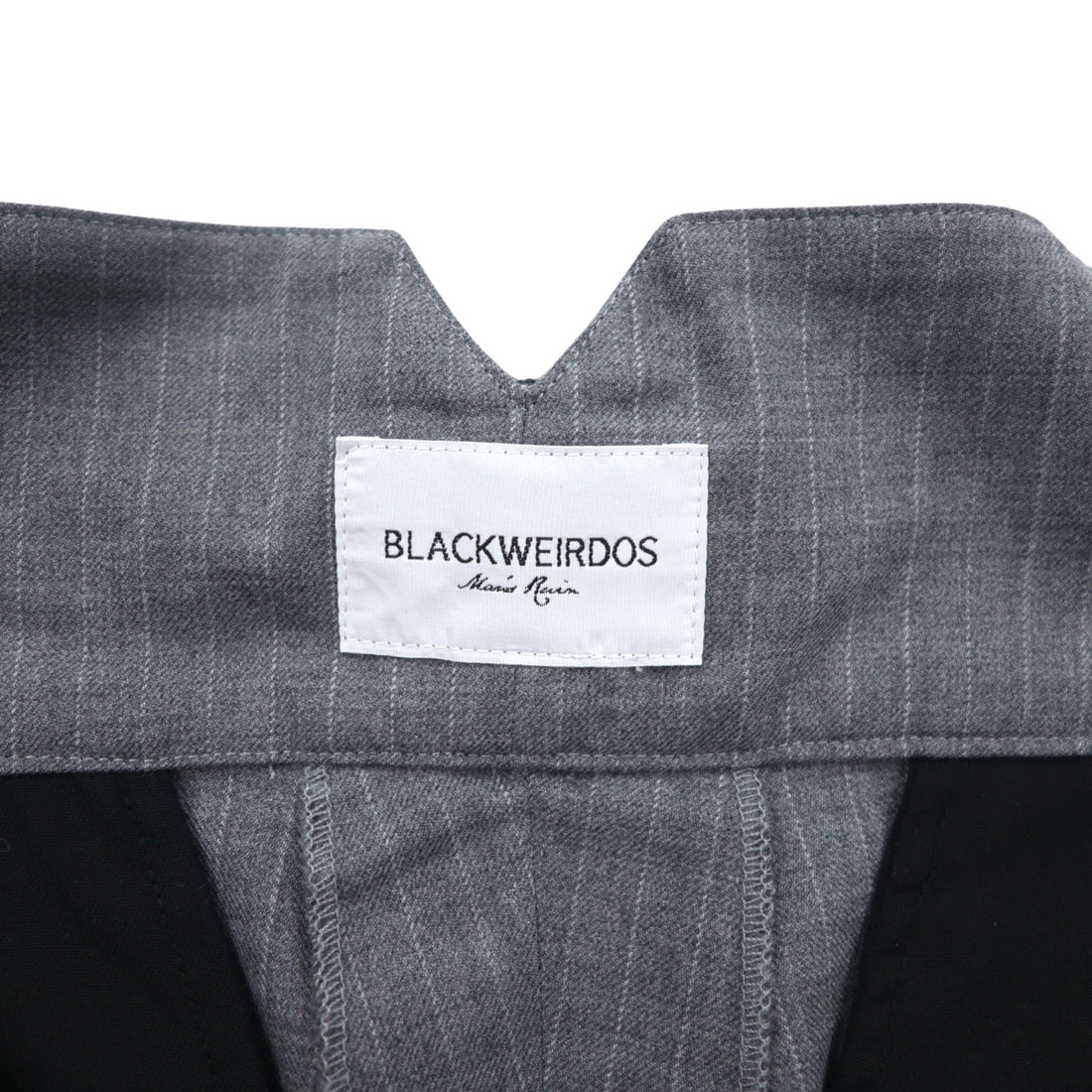 Blackweirdos Bondage Slacks Pants XL Gray Deformed Bondage pants Made in Japan