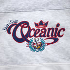 90年代 GEAR FOR SPORTS プリント スウェット L グレー コットン ポリエステル 裏起毛 STAR SHIP OCEANIC