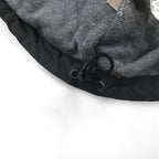 NAPAPIJRI ハーフジップ アノラックパーカー ナイロンジャケット XL グレー 裏地フリース サイドジップ スリット N0YGNJ REGULAR FIT