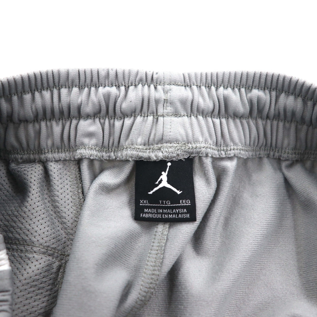 JORDAN BRAND (NIKE) Sideline Wide Track Pants Jersey 2XL Gray Polyester 404314-075