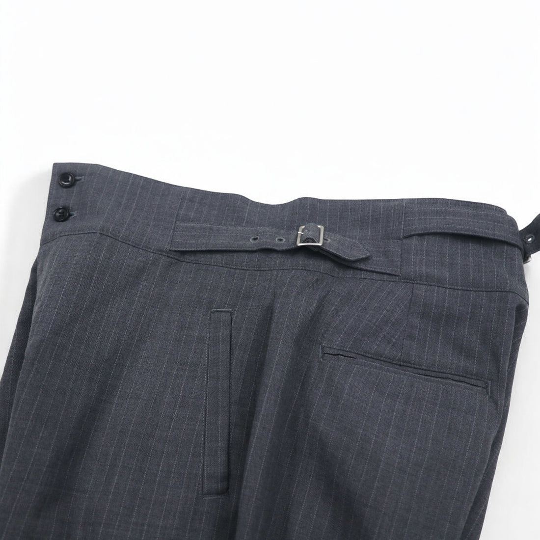 Blackweirdos Bondage Slacks Pants XL Gray Deformed Bondage pants Made in Japan
