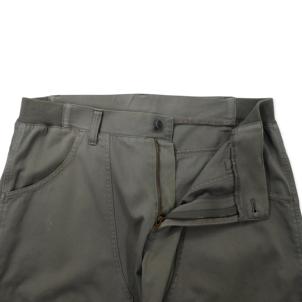 adidas 00s Double Knee Duck Work Pants O Grey Cotton 3 Stripes