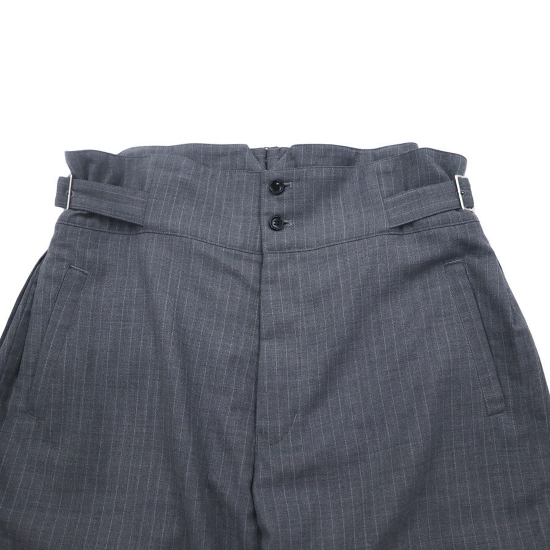Blackweirdos Bondage Slacks Pants XL Gray Deformed Bondage pants Made in Japan