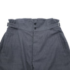 Blackweirdos Bondage Slacks Pants XL Gray Deformed Bondage pants Made in Japan