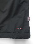 NAPAPIJRI ハーフジップ アノラックパーカー ナイロンジャケット XL グレー 裏地フリース サイドジップ スリット N0YGNJ REGULAR FIT