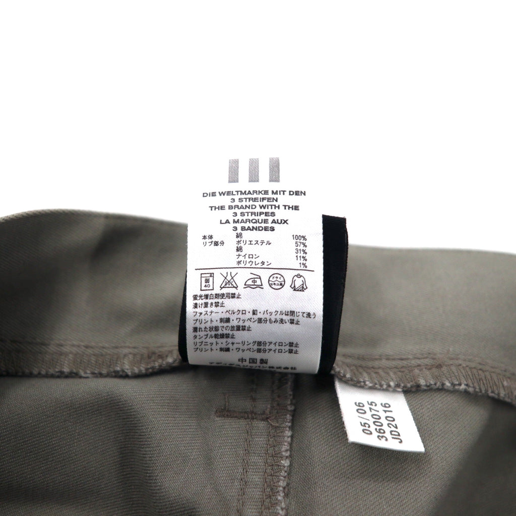 adidas 00s Double Knee Duck Work Pants O Grey Cotton 3 Stripes