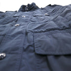 Polo Ralph Lauren ミリタリー M-65 フィールドジャケット M ネイビー ドローコード フード収納 ダブルジップ