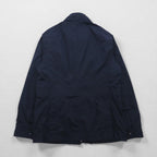 Polo Ralph Lauren ミリタリー M-65 フィールドジャケット M ネイビー ドローコード フード収納 ダブルジップ