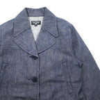 POLO JEANS CO. RALPH LAUREN 90s Denim Marine Coat Coverall L Indigo Blue