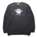 Hard Rock CAFE 90s USA Made Sweatshirt XL Black Cotton Logo Embroidery MYRTLE BEACH