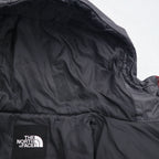 THE NORTH FACE Primaloft Padded Hoodie Jacket, Size L, Gray/Bordeaux Two-Tone Nylon