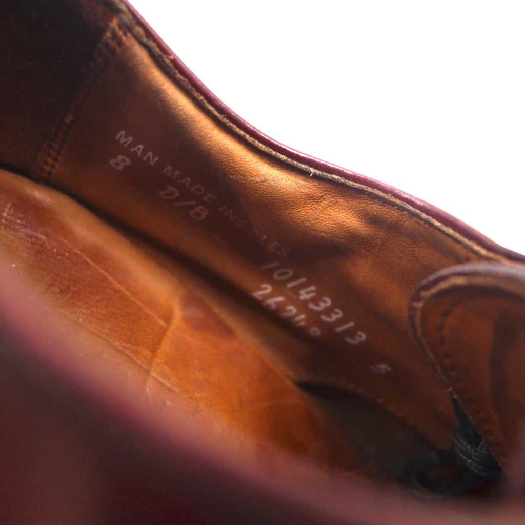 BOSTONIAN USA made straight tip dress shoes 26cm Bordeaux leather 26248
