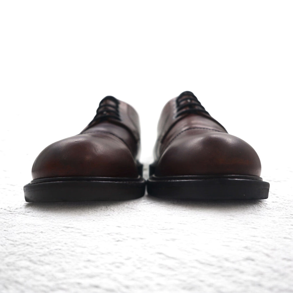 JOHNSTON &amp; MURPHY Italian made straight tip dress shoes, 26cm, brown leather, 20-2028 11625