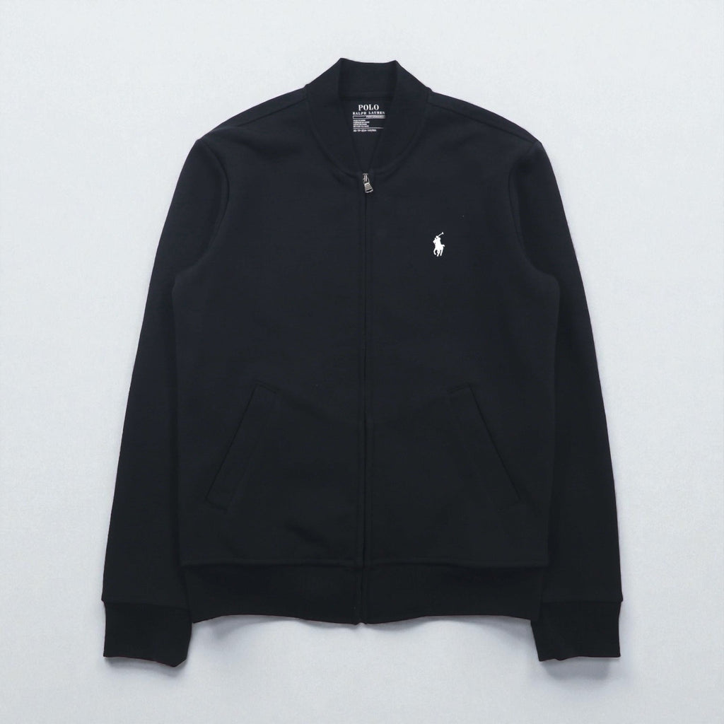 Polo Ralph Lauren Track Jacket Jersey XS Black PERFORMANCE Small Pony Embroidery