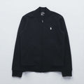 Polo Ralph Lauren Track Jacket Jersey XS Black PERFORMANCE Small Pony Embroidery