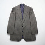 Polo by Ralph Lauren 90年代 3ピース スーツ セットアップ L グレー ストライプ ウール 日本製