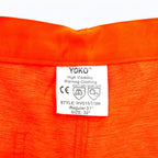 Euro Work Pants Euro Work YOKO Reflector Work Pants L Orange Polyester