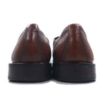 JOHNSTON & MURPHY Uチップ ドレスシューズ 27cm ブラウン レザー 015-6702