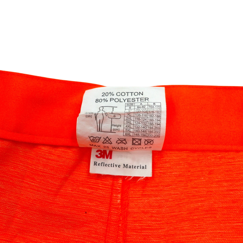 Euro Work Pants Euro Work YOKO Reflector Work Pants L Orange Polyester