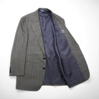 Polo by Ralph Lauren 90年代 3ピース スーツ セットアップ L グレー ストライプ ウール 日本製