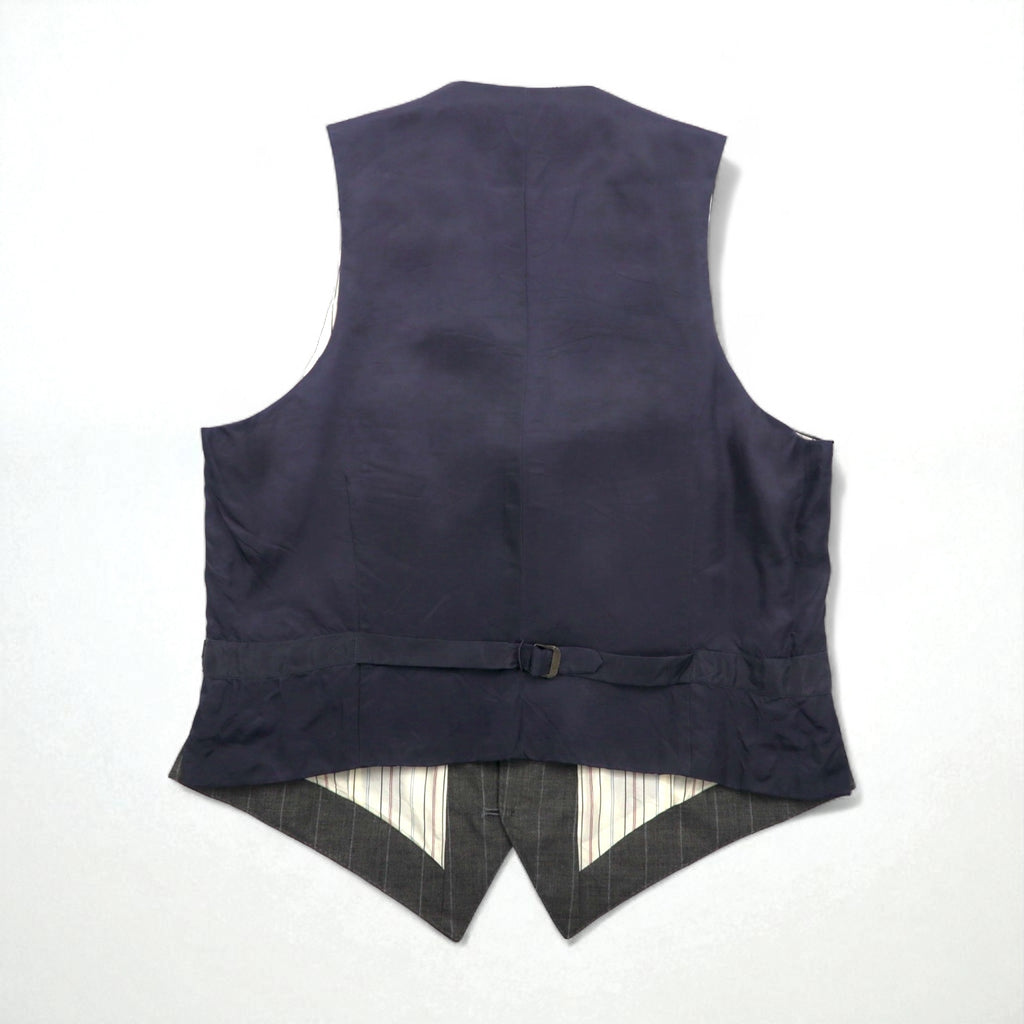 Polo by Ralph Lauren 90年代 3ピース スーツ セットアップ L グレー ストライプ ウール 日本製