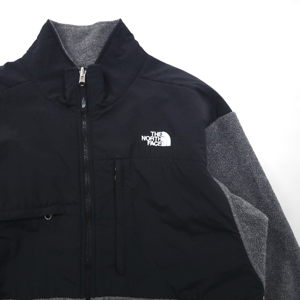 THE NORTH FACE デナリジャケット POLARTEC ポーラテック フリースジャケット XL グレー ナイロン切替 A193