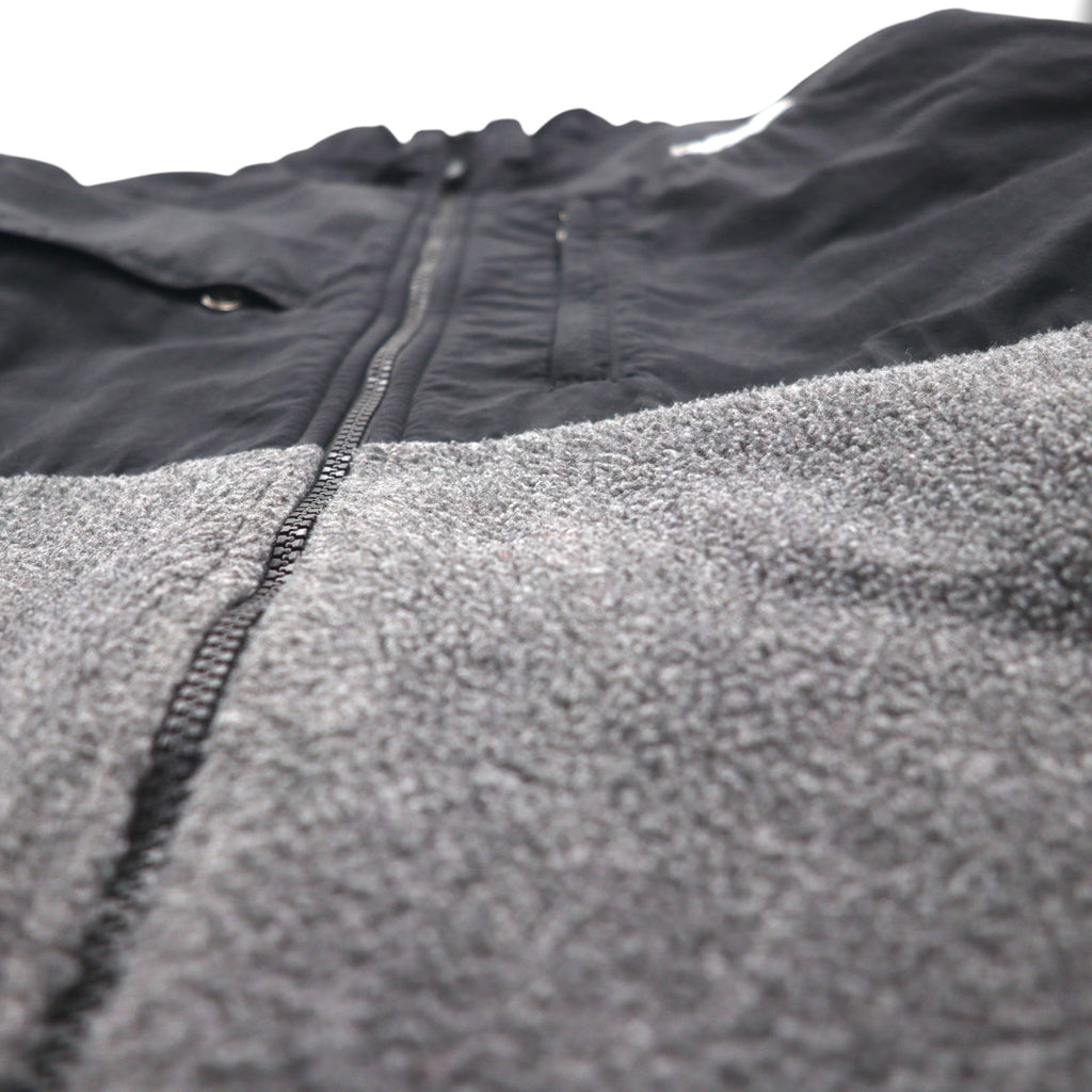 THE NORTH FACE デナリジャケット POLARTEC ポーラテック フリースジャケット XL グレー ナイロン切替 A193