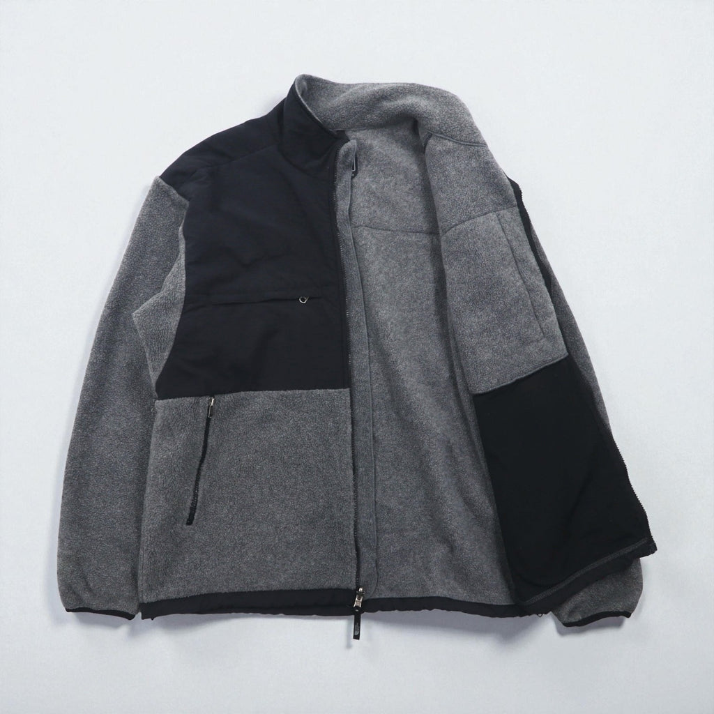 THE NORTH FACE デナリジャケット POLARTEC ポーラテック フリースジャケット XL グレー ナイロン切替 A193