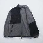 THE NORTH FACE デナリジャケット POLARTEC ポーラテック フリースジャケット XL グレー ナイロン切替 A193