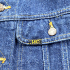 Lee 90s 4-pocket denim jacket, denim jacket, size M, indigo, blue, 220-5089, made in Mexico