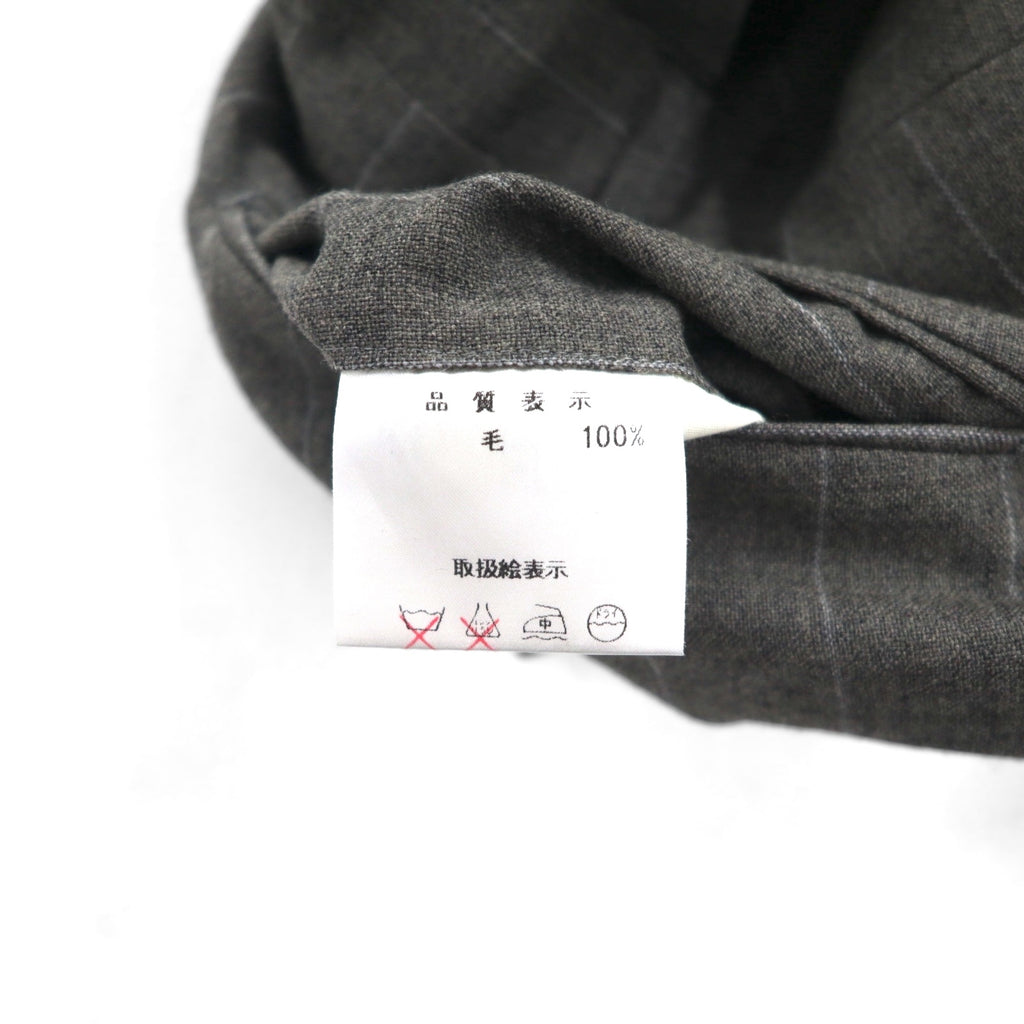 Polo by Ralph Lauren 90年代 3ピース スーツ セットアップ L グレー ストライプ ウール 日本製