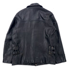 HARLEY DAVIDSON Rider's Jacket Leather Jacket L Black Cowhide Quilted Liner 94HT99