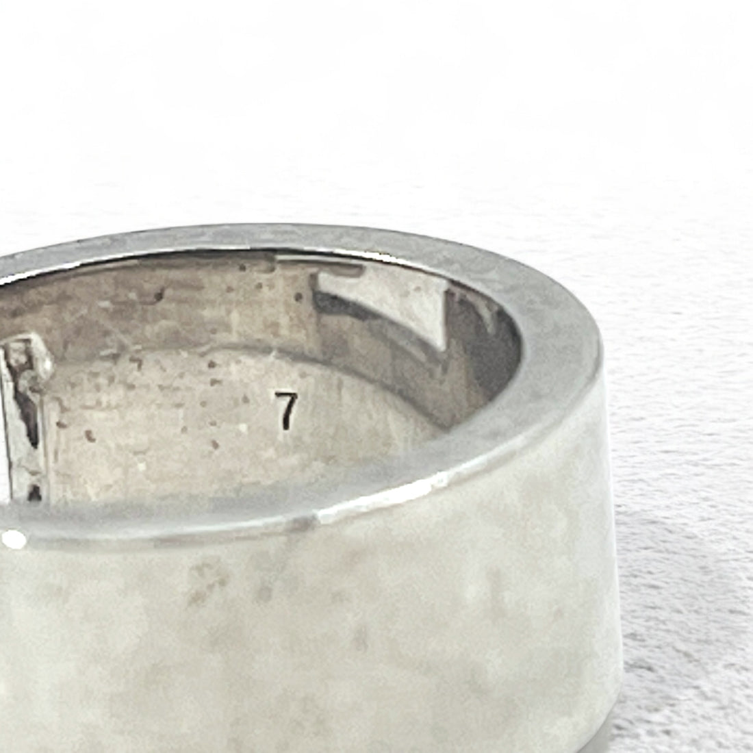 GUCCI Made in Italy G Mark G Ring Pinky Ring Size 6 Silver Ag925