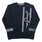 Sean John 90s Crew Neck Sweatshirt XL Black Cotton