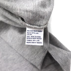 Polo by Ralph Lauren 90s Polo Shirt 3XL BIG Big Size Grey Cotton Pique Small Pony Embroidery Unused