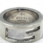 GUCCI Made in Italy G Mark G Ring Pinky Ring Size 6 Silver Ag925