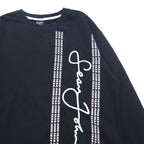 Sean John 90s Crew Neck Sweatshirt XL Black Cotton