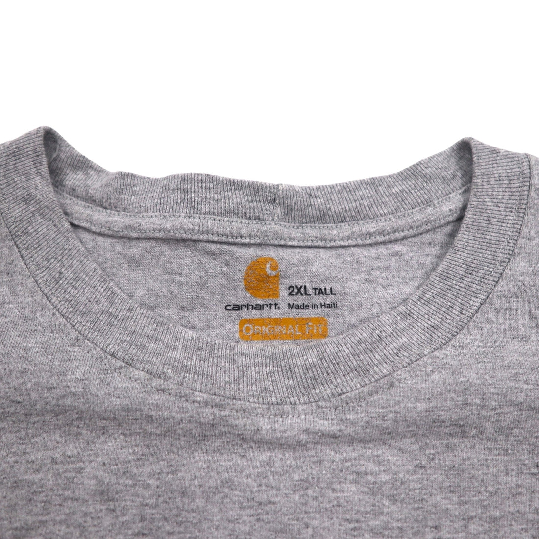 Carhartt Original Fit Pocket T-Shirt, Pocket Tee, 2XL TALL ORIGINAL FIT, Gray, Cotton