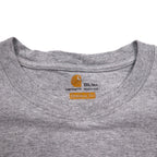 Carhartt Original Fit Pocket T-Shirt, Pocket Tee, 2XL TALL ORIGINAL FIT, Gray, Cotton