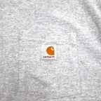 Carhartt Original Fit Pocket T-Shirt, Pocket Tee, 2XL TALL ORIGINAL FIT, Gray, Cotton