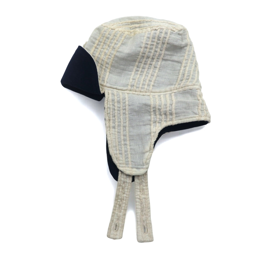 Leh Earflap Flight Cap Flight Cap Natural FREE Fleece Lined Earmuffs LEH 895
